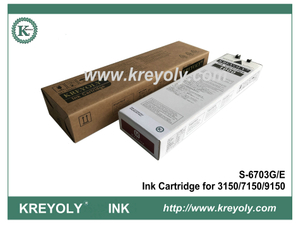 S-6703 Cartucho de tinta magenta para máquina de inyección de tinta Riso ComColor 3150 7150 9150