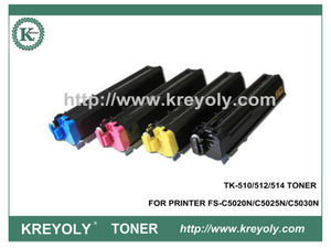 Cartucho de tóner de color TK-510/512/514 para FS-C5020N C5025N C5030N