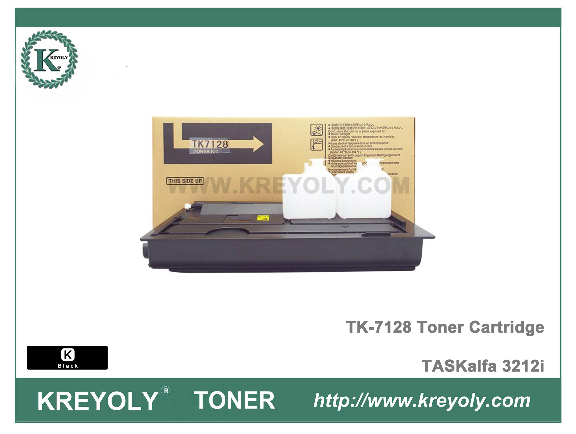 TK-7125 TK-7128 Cartucho de tóner Kyocera para TASKalfa 3212i
