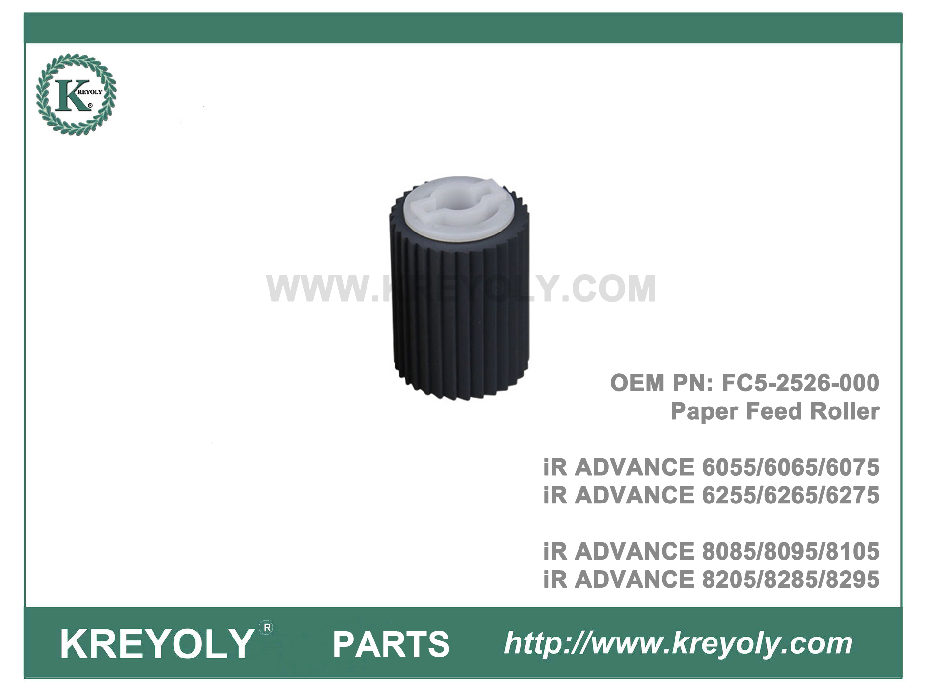 Canon IR6065 IR8105 Kit de rodillo de recogida de papel FC5-2524-000 FC5-2526-000 FC5-2528-000
