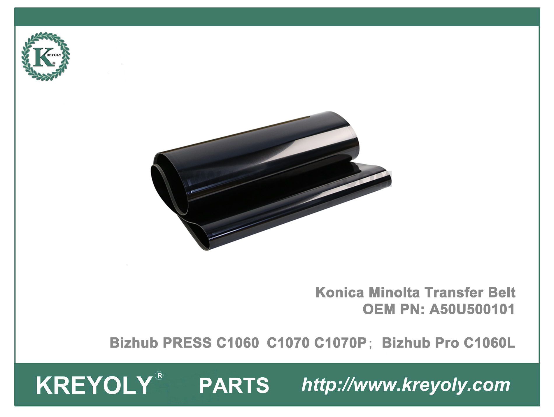 A50U500101 Konica Transfer Belt para Bizhub PRESS C1060 C1070 C1070P C1060L