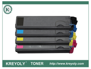Cartucho de cartucho Kyocera TK810 TK815 TK820 TK825 TK855 TK865 TK875 TK880 Color Bk C M Y para Kyocera FS-C8100DN/C8101DN/C8102DN/C8103DN/C8104DN