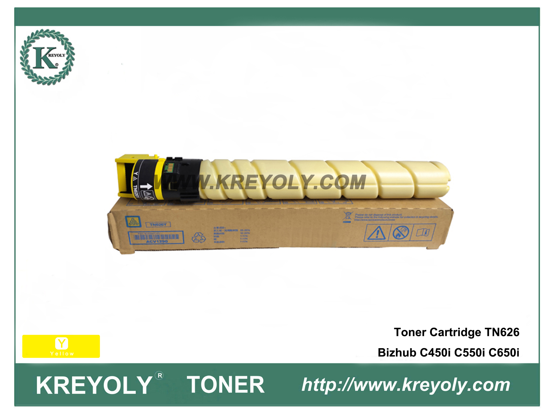 Cartucho TN626 TONER PARA KONICA MINOLTA BIZHUB C450I C550I C650I