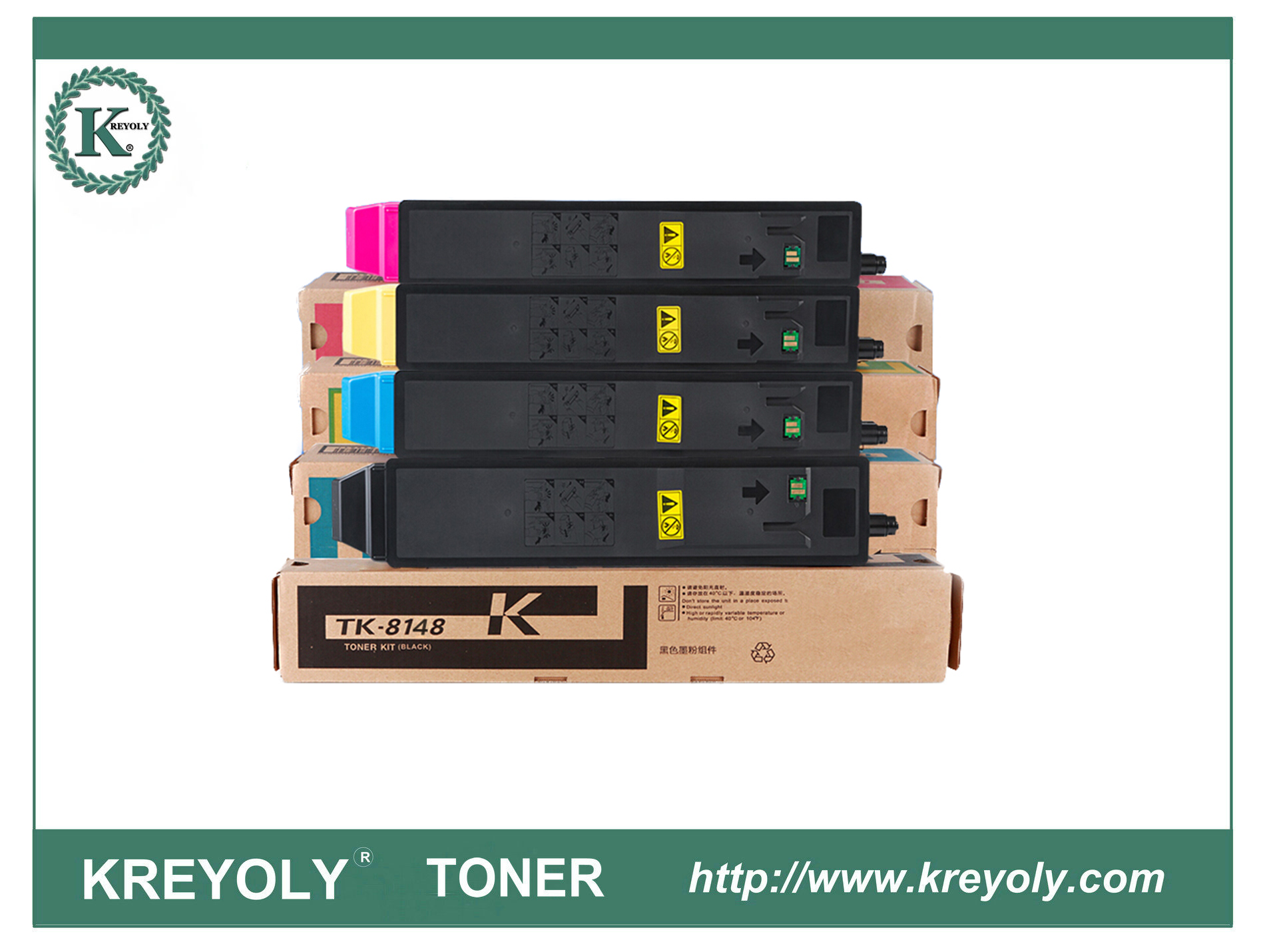 Cartucho de tóner compatiable Kyocera TK-8148 para ECOSYS M8224CIDN M8228CIDN